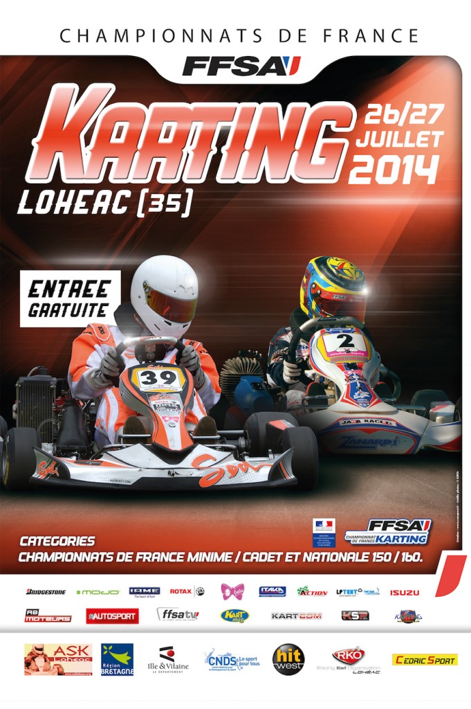 L'affiche Lohéac France 2014